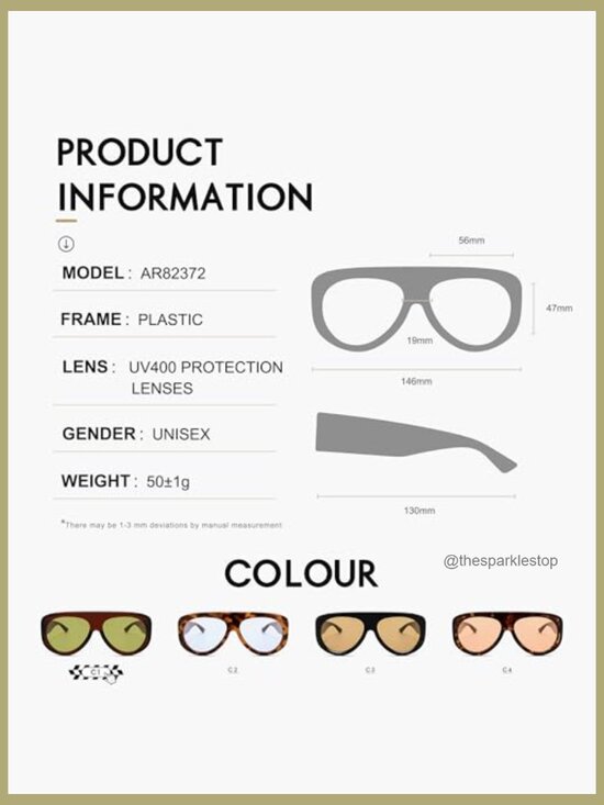 Retro 90s Rectangle Wrap Sunglasses Square Frame 99% UV Protection Lightweight main image 6